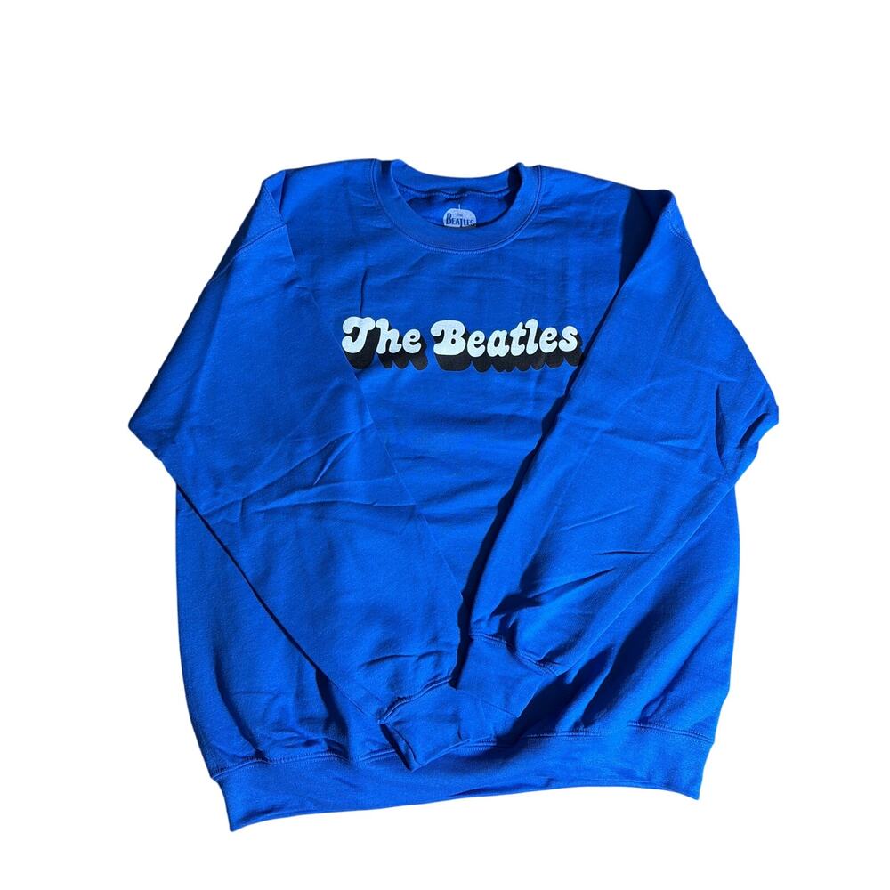 The Beatles Royal Blue Sweater Unisex Size Large NEW
